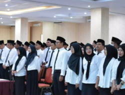 393 Anggota Panitia Pemungutan Suara (PPS) Se-Kabupaten Pringsewu Resmi Dilantik