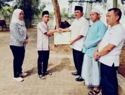 Pemkab Pringsewu Serahkan Hewan Qurban Kepada 3 Masjid di Kabupaten Pringsewu