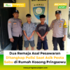Dua Remaja Asal Pesawaran Ditangkap Polisi Saat Asik Pesta Sabu di Rumah Kosong Pringsewu