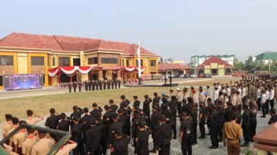 Polres Pringsewu Gelar Upacara Hari Bhayangkara