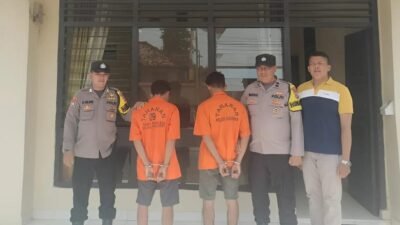 Polsek Pagelaran Tangkap Dua Pelaku Penipuan dan Penggelapan Mesin Bajak Sawah