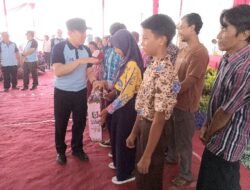 Pemkab Pringsewu Salurkan Bantuan Program Pencegahan Stunting & Kemiskinan Esktrem