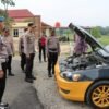 Pastikan Kesiapan Pilkada, Polres Pringsewu Cek Peralatan 