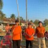 Saat Pertandingan Bola Voli Tegalsari, Bakal Calon Bupati Pringsewu Adi Erlansyah Kenalkan Calon Wakilnya