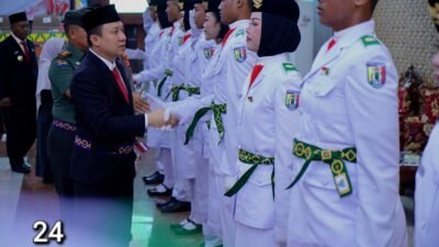 Paskibraka Kabupaten Pringsewu 2024 Dikukuhkan