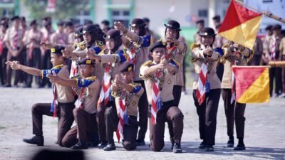 Kwarcab Pringsewu Gelar Upacara Hari Pramuka