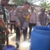 Kekeringan Landa Pringsewu, Polres Distribusikan Air Bersih Bagi Warga Terdampak