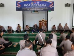 Sambut Hari Lalulintas Bhayangkara Ke-69, Polres Pringsewu Doa Bersama