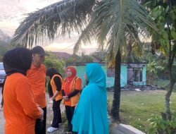 Rumah Terbakar Akibat Korsleting Listrik, Calon Bupati Adi Erlansyah Temui Korban Kebakaran di Tambahrejo Barat