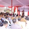 Kunjungi Polsekta, Kapolres Pringsewu Imbau Masyarakat Tolak Politik Uang