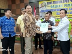 Pj Bupati Pringsewu Terima Kunjungan Reses Anggota DPRD Provinsi Lampung