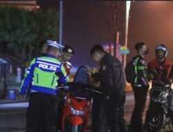 Kerap Ganggu kenyamanan warga, Polres Pringsewu Gelar Razia Balap Liar dan Amankan Belasan Sepeda Motor