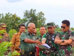 Danrem 043 Garuda Hitam Lampung Tinjau Calon Lokasi Kodim Pringsewu 