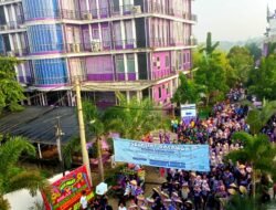 Meriahkan Milad Ke-6, UAP Pringsewu Gelar Jalan Sehat
