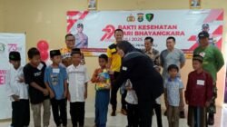 Wabup Pringsewu Tinjau Khitanan Massal Hari Bhayangkara Ke-79