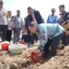 Bupati Pringsewu Letakkan Batu Pertama Pembangunan Gereja HKBP Podosari