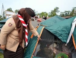 Dibuka Wakil Bupati, Kwarcab Pringsewu Gelar Perkemahan Pramuka Penggalang