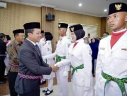 Bupati Pringsewu Kukuhkan Anggota Paskibraka Tahun 2025