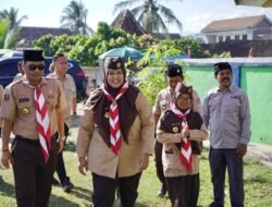 Wabup Pringsewu Buka Perkemahan dan Bazar Siaga Kwaran Ambarawa