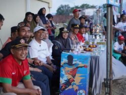 Bupati Pringsewu Tutup Turnamen Sepakbola Karang Taruna Cup 2025