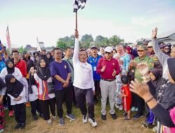 Dilepas Bupati, Karang Taruna Pringsewu Selatan Gelar Jalan Sehat HUT Ke-80 Kemerdekaan