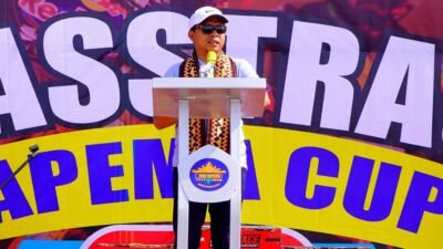 Peresmian Sirkuit, Bupati Pringsewu Buka Kejuaraan Grasstrack Yapema Cup 2025